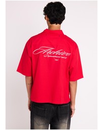 Black Noise White Rain - Script Short Sleeve Shirt