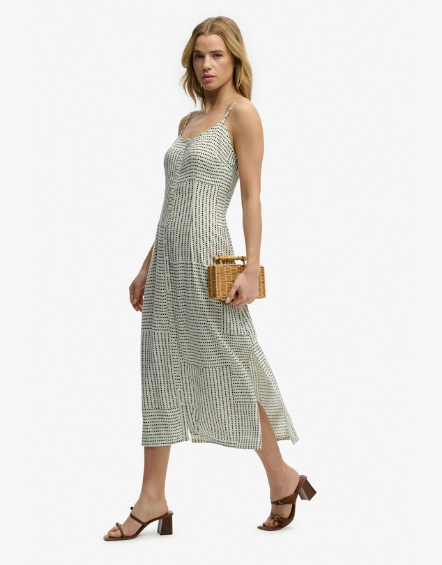 Superdry - Print Button Down Cami Midi Dress