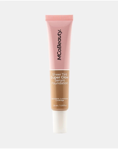 MCoBeauty - Sheer Tint Super Glow Serum Foundation - 7-8 (Medium Dark)