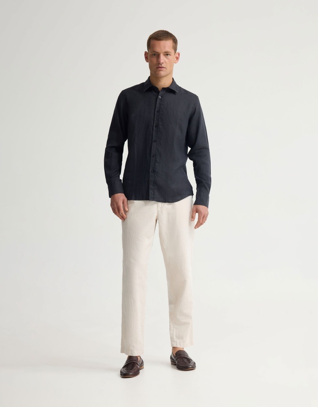 Oxford - Cooper Organic Linen Shirt Long Sleeve