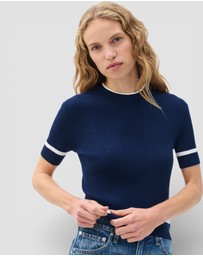 rag & bone - Kassy Rib Short Sleeve