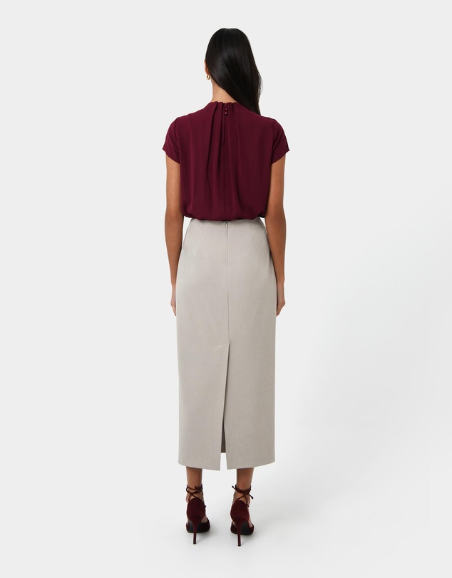 Forcast - Milla Column Midi Skirt