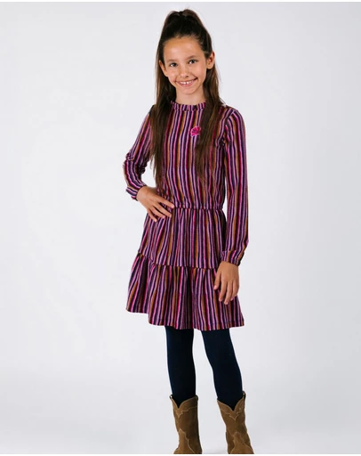 B.Nosy - Dalia Organic Long Sleeve Dress - Kids-Teens