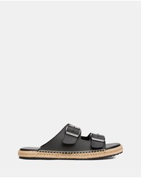 Tommy Hilfiger - Flex Jutte Hilfiger Leather Sandals - Men's