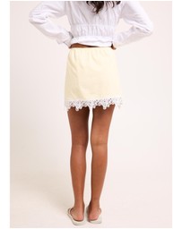 Subtitled - Adria Lace Mini Skirt
