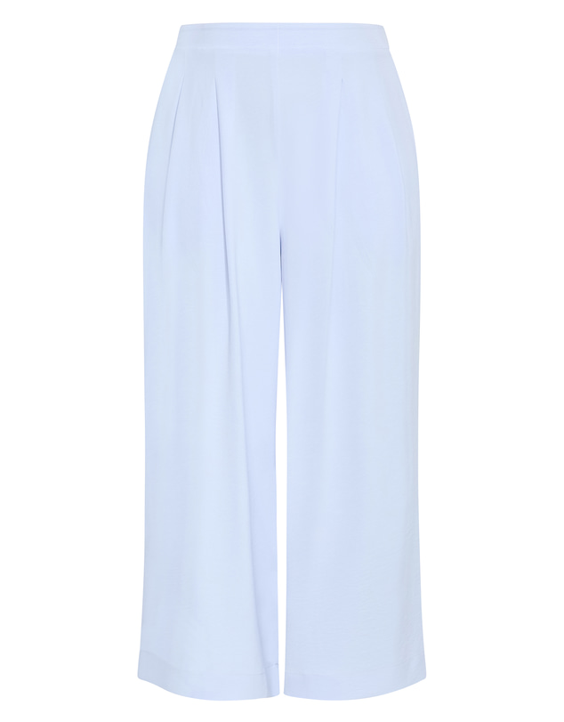 City Chic - Plus size Audrey Wide Leg Pant - sky blue