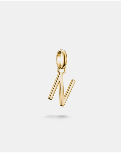 THOMAS SABO - THOMAS SABO Connect Charm letter N Gold