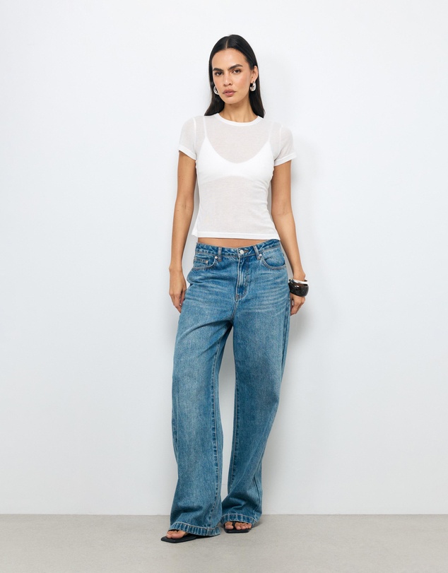AERE - Isla Sheer T-Shirt