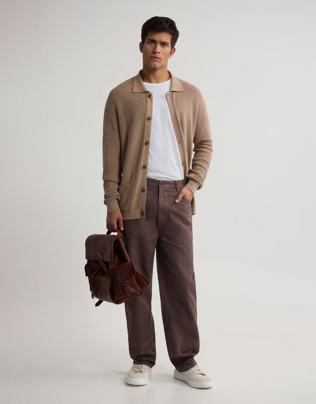 Oxford - Ford Rib Cotton Cardigan