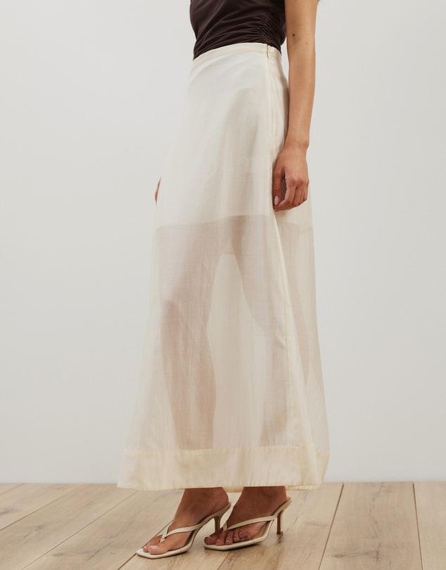 Atmos&Here - Lola Organza Sheer Maxi Skirt