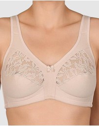 Naturana - Cotton Wirefree Wide Strap Bra
