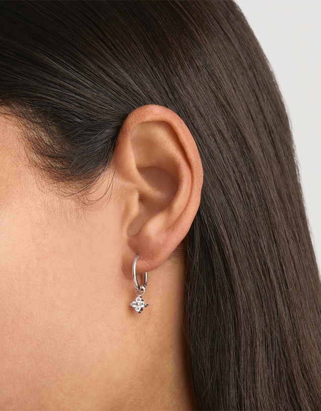 By Charlotte - Crystal Bloom Hoops