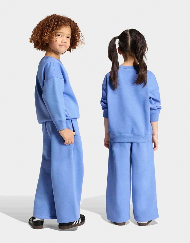 adidas Originals - Loose Crew Wide Leg Pants Set - Kids-Teens