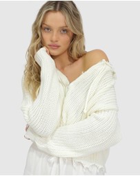 Belle & Bloom - Another Love Fringe Zip Knit