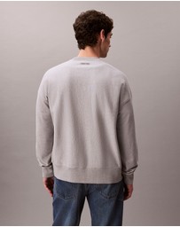Calvin Klein Jeans - Terry Logo Graphic Relaxed Sweatshirt