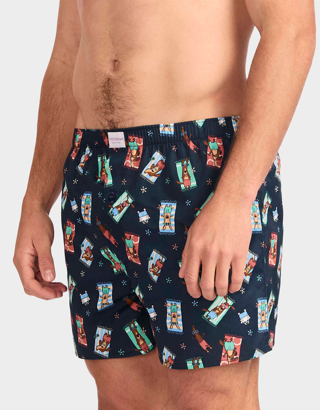 Mitch Dowd - Mitchdowd Sun Baked Dogs Boxer Shorts And Cap Gift Box