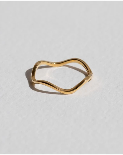 SAINT VALENTINE - Vera Wave Ring - Gold