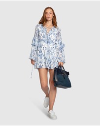 Belle & Bloom - Mad About You Floral Print Mini Dress