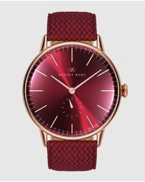 August Berg - Serenity 40mm Burgundy Watch