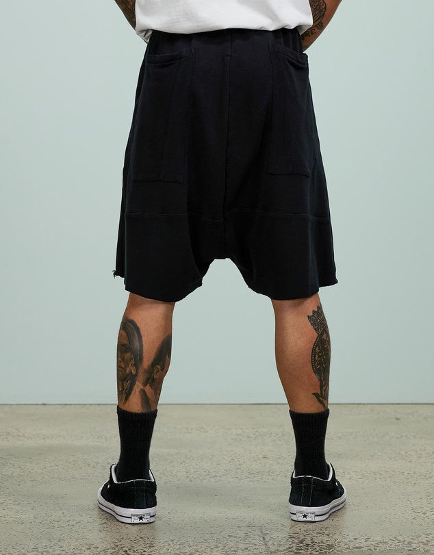 Surrounded By Ghosts - The Andesine Low Crotch French Terry Drawstring Shorts