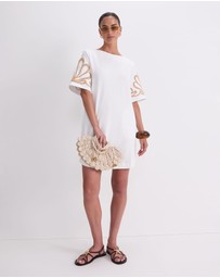 Sportscraft - Eliza Embroidery Mini Dress