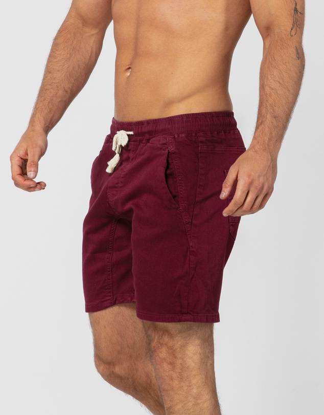 ONEBYONE - Hudson Maroon Shorts