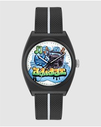 adidas Originals - Project Two Graphic38mm Black Resin Watch