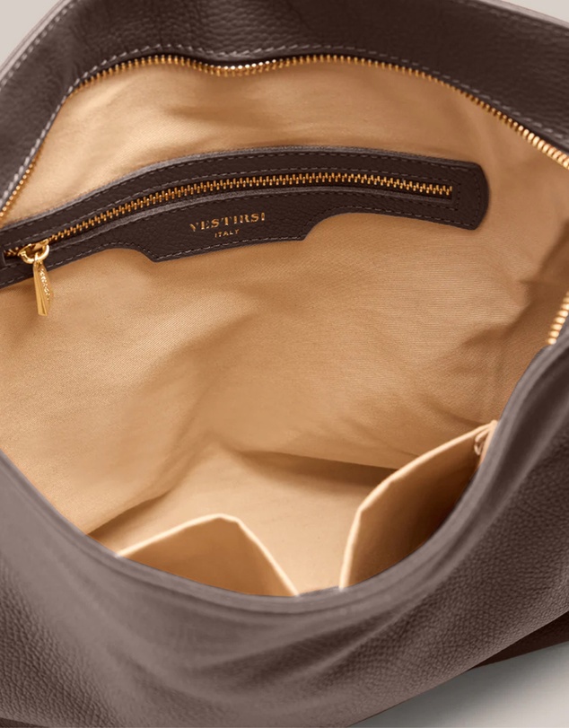 VESTIRSI - Bella Dark Chocolate 3-in-1 Convertible Bag Gold Hardware - The ICONIC Exclusive