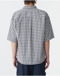 Bassike - Cotton Check S/S Shirt