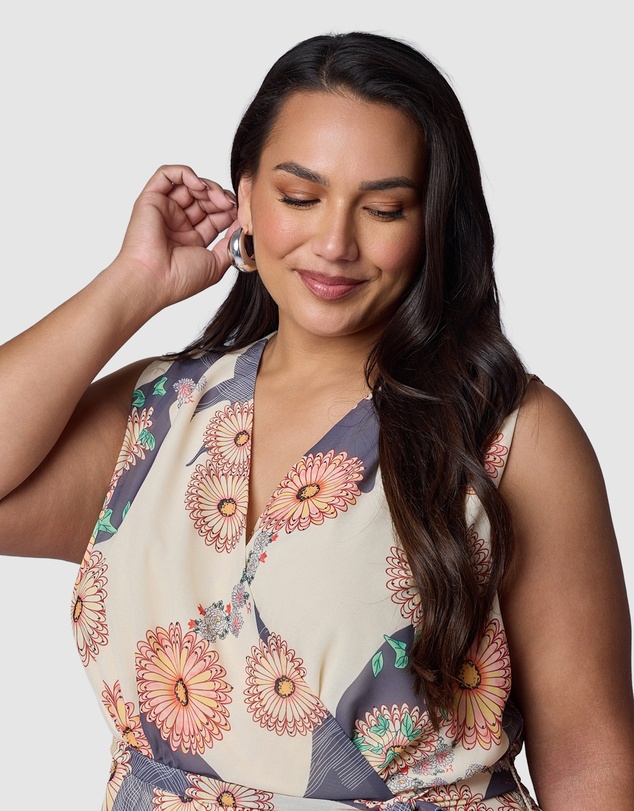 Pink Dusk by Curve Project - Wild Nights Maxi Dress