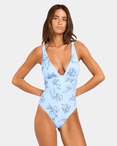 Roxy - Womens Lolani Mod One Piece Swimsuit