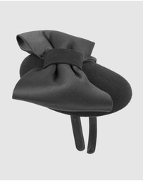 Max Alexander - Felt Winter Pillbox Fascinator with Bow