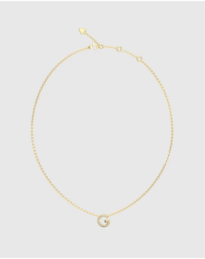 GUESS - Gold-Tone G Crystal Necklace