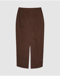 REMAIN Birger Christensen - Midi Wrap Skirt
