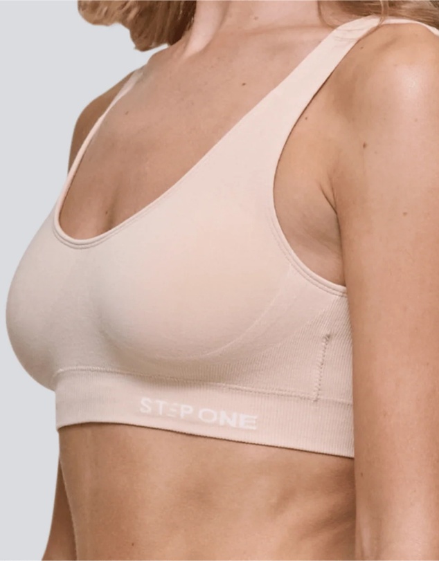 STEP ONE - Women's SmoothFit Padded Bra - Light Beige