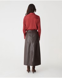 Forcast - Courtney Satin Spot Shirt