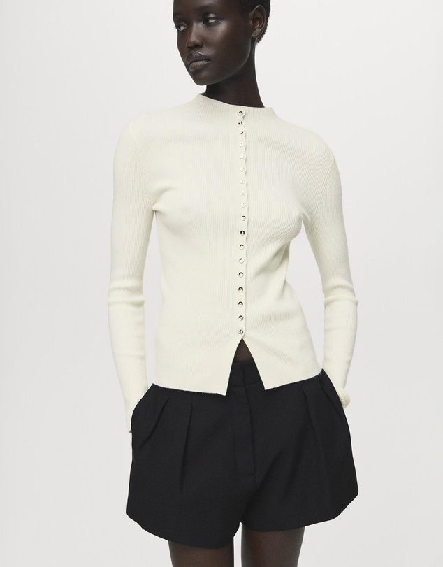 M.N.G - Fine Rib Knit Cardigan