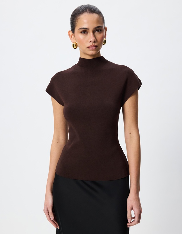 Tussah - Clara Grow On Sleeve Knitted Peplum Top