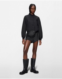 RAINS - Banja Liner Bomber Women's Jacket Black