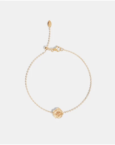 By Charlotte - Birth Flower Bracelet - Morning Glory September