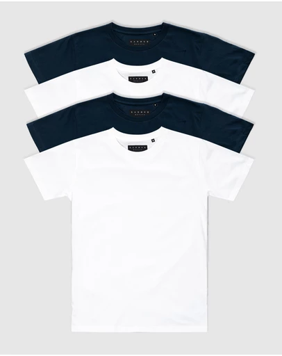 Xander - 4-Pack Blanc Tee