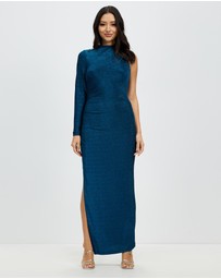 Romance by Honey and Beau - Farrah High Neck Maxi Dress