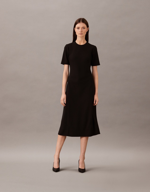 Calvin Klein - Crepe Midi Dress