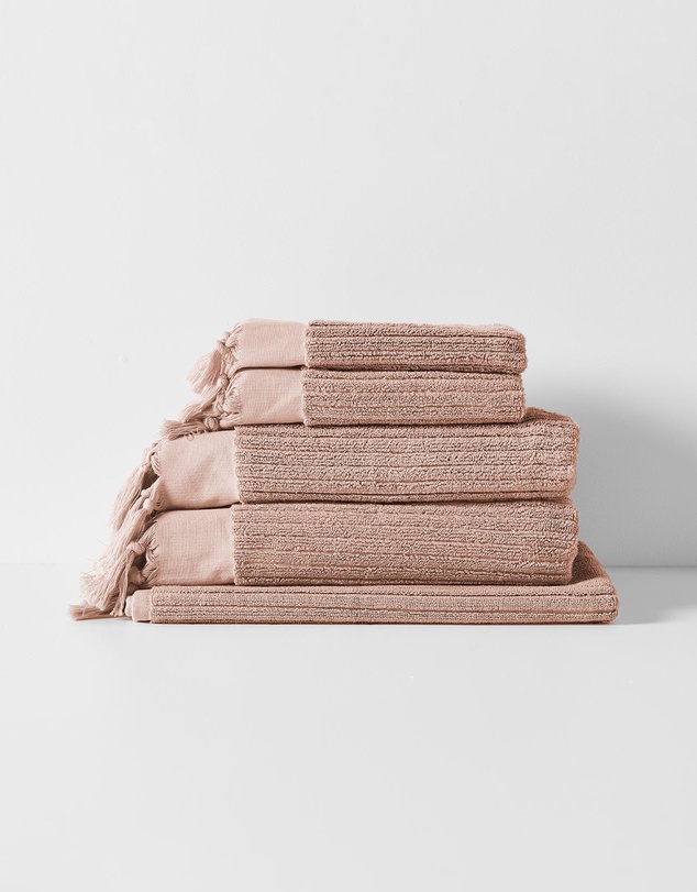 Aura Home - Paros Rib Bath Towel Set