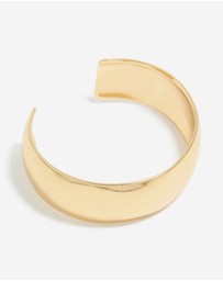 Lovisa - Waterproof Gold Plated Stainless Steel Thick Open Wrist Cuff