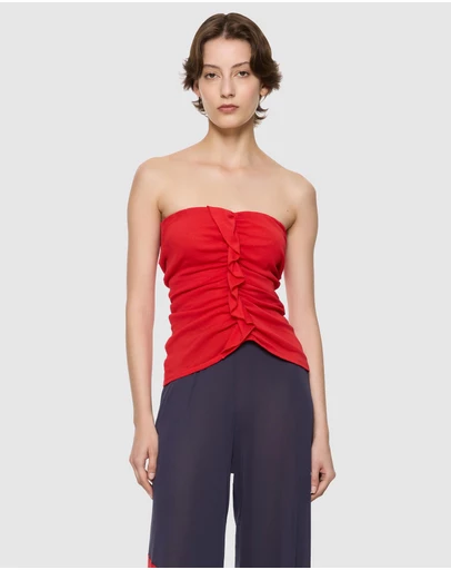 Paris Georgia - Minimal Ruffle Bodice