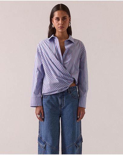 Cornflower Stripe