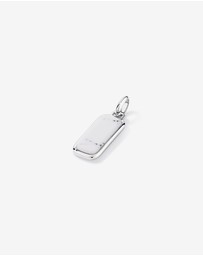 Michael Hill - Howlite Oblong Pendant in Sterling Silver