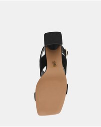 Steve Madden - Wendie Black Suede Heels