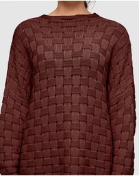 Zulu & Zephyr - Basketweave Knit Jumper